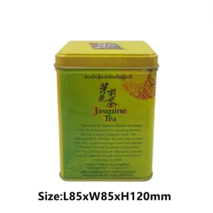 tea tin square tea tin