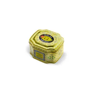 Elegant Tea Tin with Hinged Lid